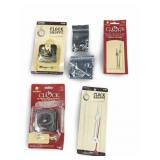 Various Clock Repair Parts, Hands, Quartz Movement