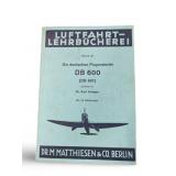 Daimler Benz Aviation DB 600 Plane Manual