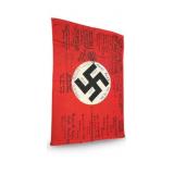 19"ï¿½14" Nazi Flag Signed By American Soldiers