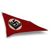 Original German WWII RAD Pennant Flag