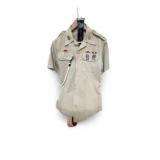 Vintage Military Shirt Uniform w/Belt