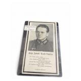 WWII Private Jakob Kiefl Thaller