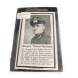 WWII Senior Corporal Markus Eftermeier