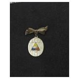 USA Armored Division Sweetheart Pin Sterling
