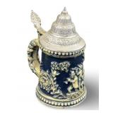 VGT Gunter Kerzen Candle/Wax Stein With Pewter Lid