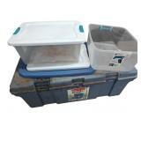 Rubbermaid & Sterilite Plastic Storage Totes