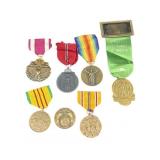 Collection of Ribbon Coin Badges