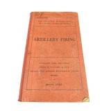 1918 Confidential Artillery Firing Book
