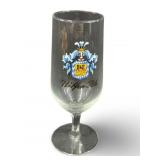 Vintage German B&E Biere Glass