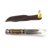 German Hunting Knife Bone or Antler Handle