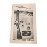 Z.M. Military Research Co Military Goods Catalog