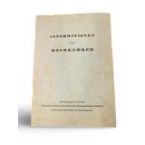 1948 Informationen fur Heimkehrer POW Handbook