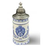 Kuhr Muhlreid Handarbeit Sten Blue Gray Pewter Lid