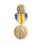 WWII Victory Medal & U.S. Pin