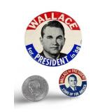 George Wallace Presidential Campaign Buttons