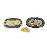 Parachutist Badge, Tank Pin & Air Assault Badge