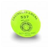 1970 Engineers Local AFL CIO Vintage Button Pin