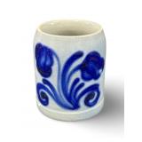 VGT West Germany Stoneware Mug Cobalt BlueFlourish