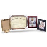 Assorted Frames & Certificate Frame