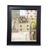 Vintage Buffalo Wild West Souvenir Collage Frame