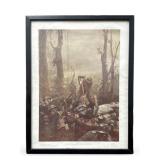 WWI U.S. Marines In Belleau Wood Framed Print