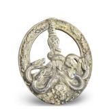German Anti-Partisan War Badge 2nd Type in S