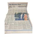 1981 Day 444 FREEDOM The Houston Post Newspaper