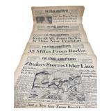1945 The Stars and Stripes Daily Newspapers