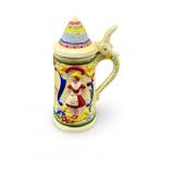 Vintage 1969 Decorative Beer Stein With Lid