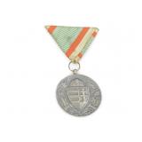 WWI Hungarian Service Medal W/ Original Ribbon
