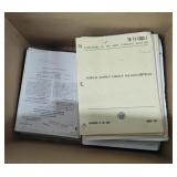 1960s Vintage Military Radio Manuals in Crate