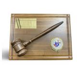 Knights of Columbus Wooden Plaque & Mallet
