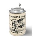 1936  Flieger Horstkompanie Fï¿½rth Christmas Stein