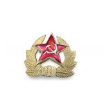 Soviet Soldier USSR Red Army Red Star Metal Pin