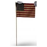 Vintage American Stick Flag