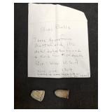 Civil War Musket Mini Balls from Battlefield, MO