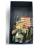 VGT Steiff US Army Camo Teddy Bear Original Box