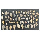 Native American Arrowheads & Tool Pieces