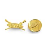 WWII Rolled Gold Armored Infantry Officer Collar