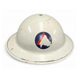 WWII Civil Defense Air Raid Warden M1917 Helmet