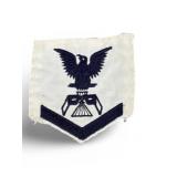 WW2 US Navy USN Rating Patch White Petty Officer