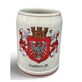 A. Wilhelm German Frankfurt Beer Stein Handpainted