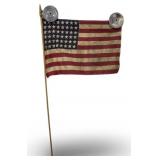 1954 Vintage  American Flag 11 in x 15 in