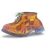 Souvenir Wooden Boot From Luxembourg