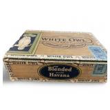 VINTAGE CIGAR BOX W/ MYSTERY ITEMS INSIDE!!!!