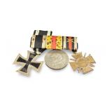 Original Imperial German WWI Era Medal Bar with