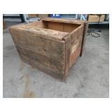 Vintage Wood Military Crate