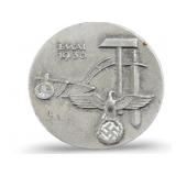 WWII GERMAN 1936 NATIONAL LABOR DAY TINNIE