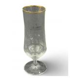 Calanda Meisterbrau Gold Rim Wine Glass