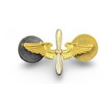 WW2 ERA US ARMY AIR CORP OFFICER COLLAR PIN